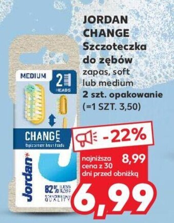 Kaufland JORDAN CHANGE Szczoteczka do zębów 2szt oferta