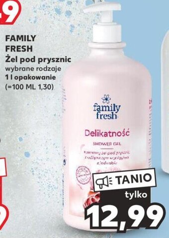 Kaufland FAMILY FRESH Żel pod prysznic  1l oferta
