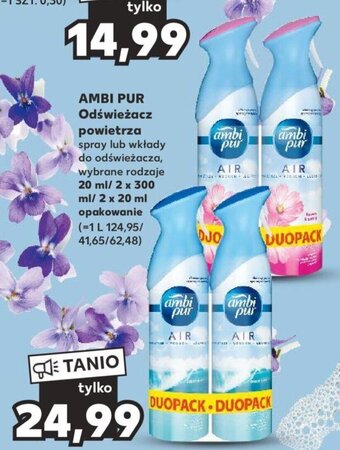 Kaufland AMBI PUR Odświeżacz powietrza 20 ml/2 x 300 ml/2 x 20 ml oferta
