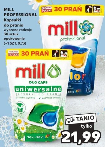 Kaufland MILL PROFESSIONAL Kapsułki do prania 30 sztuk oferta