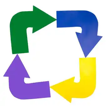 Decathlon Zestaw 4 zakrzywionych strzałek - zabawne oznakowanie terenu oferta