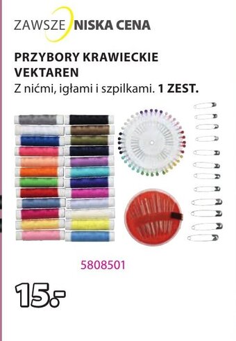JYSK PRZYBORY KRAWIECKIE VEKTAREN oferta