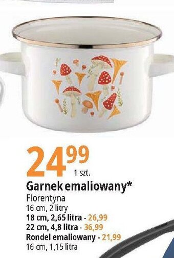 E.Leclerc Garnek emaliowany 16 cm oferta