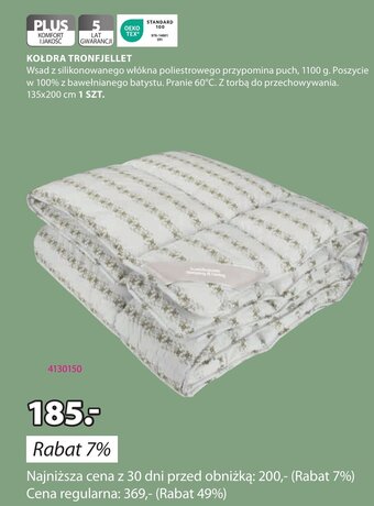 JYSK KOŁDRA TRONFJELLET oferta