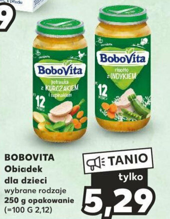 Kaufland BOBOVITA Obiadek dla dzieci 250g oferta