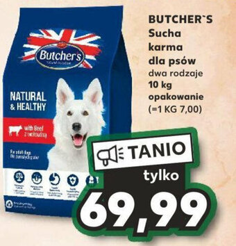 Kaufland BUTCHER'S Sucha karma dla psów 1kg oferta