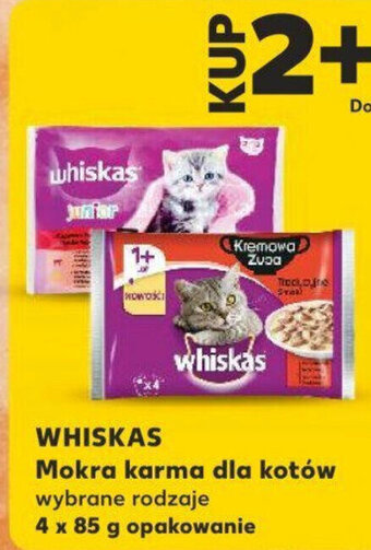 Kaufland WHISKAS Mokra karma dla kotów 4 x 85 g oferta