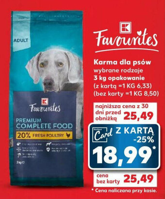 Kaufland Karma dla psów 3 kg oferta