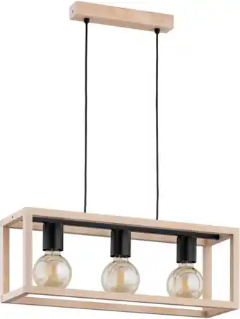 Castorama Lampa wisząca pako 3 x e27 drewniana oferta