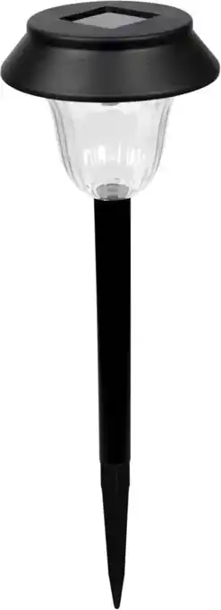 Castorama Lampka solarna wbijana 12 cm czarna oferta