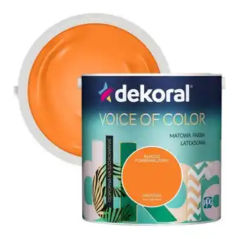 Castorama Farba dekoral voice of color bardzo pomarańczowa 2,5 l oferta