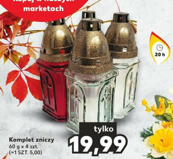 Kaufland Komplet zniczy 60 g x 4szt oferta