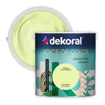 Castorama Farba dekoral voice of color trawa cytrynowa 2,5 l oferta