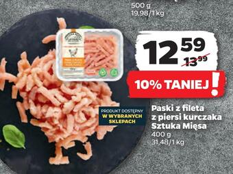 Netto Paski z fileta z piersi kurczaka sztuka mięsa oferta