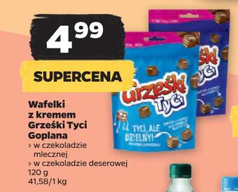 Netto Wafelki z kremem grześki tyci goplana oferta