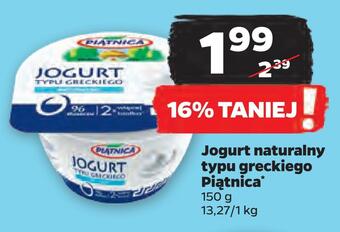 Netto Jogurt naturalny typu greckiego piątnica oferta