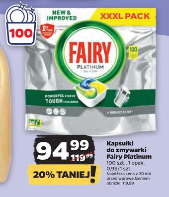 Netto Kapsułki do zmywarki fairy platinum oferta