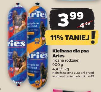 Netto Kiełbasa dla psa aries oferta