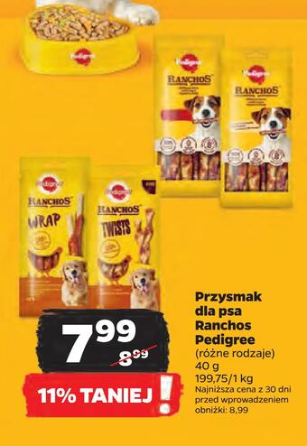 Netto Przysmak dla psa ranchos pedigree oferta