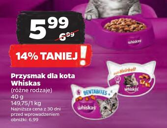 Netto Przysmak dla kota whiskas oferta