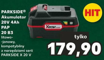 Kaufland PARKSIDE Akumulator 20V 4Ah PAP 20 B3 oferta
