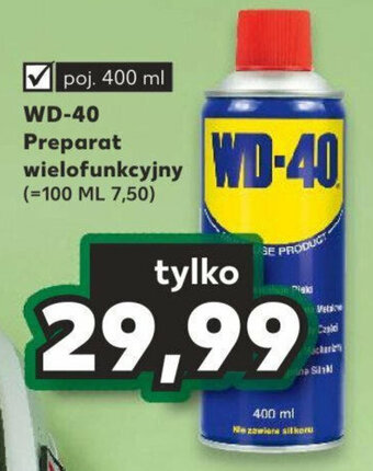 Kaufland WD-40 Preparat wielofunkcyjny 400ml oferta
