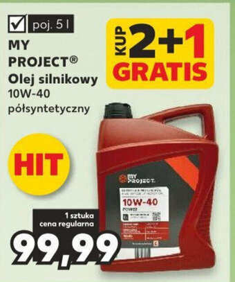Kaufland MY PROJECT Olej silnikowy 10W-40 oferta