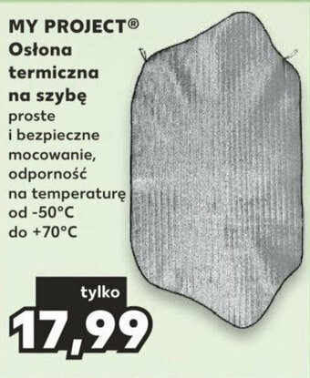 Kaufland MY PROJECT Osłona termiczna na szybę oferta