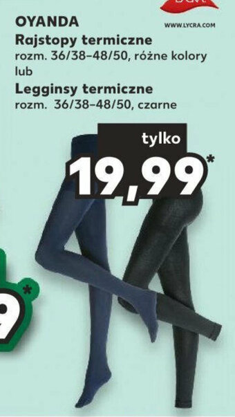 Kaufland OYANDA Rajstopy termiczne oferta
