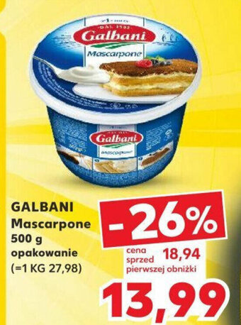 Kaufland Galbani Mascarpone 500 g oferta