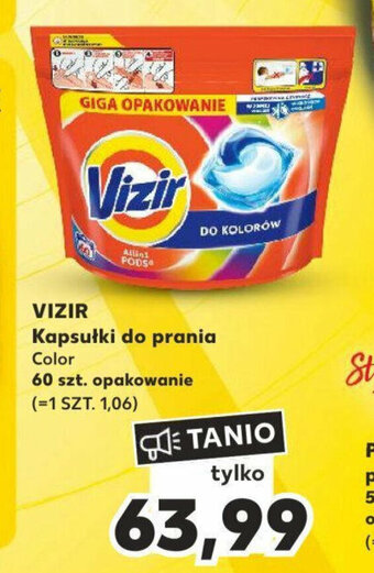Kaufland VIZIR Kapsułki do prania 60szt. oferta