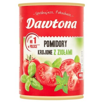 Dino Dawtona pomidory krojone z ziołami 400 g oferta