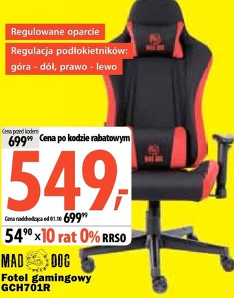 Media Expert Fotel gamingowy oferta