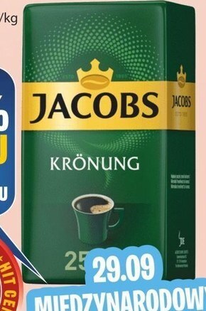 Społem Jacobs krönung kawa mielona 250 g oferta