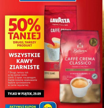 Lidl WSZYSTKIE KAWY ZIARNISTE oferta