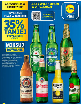 Lidl WYBRANE PIWA W BUTELCE oferta