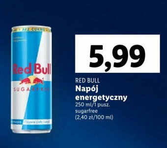 Lidl RED BULL Napój energetyczny 250 ml oferta