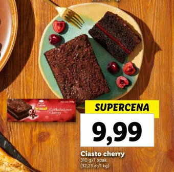 Lidl Ciasto cherry 310 g oferta