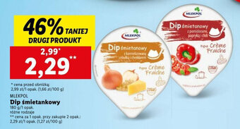 Lidl MLEKPOL Dip śmietankowy 180g oferta