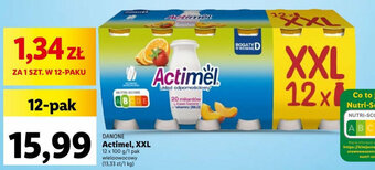 Lidl DANONE Actimel XXL 12 x 100 g oferta