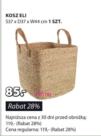 JYSK KOSZ ELI S37 x D37 x W44 cm oferta