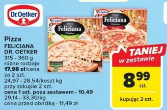 Carrefour Market Pizza FELICIANA Dr.Oetker 315-360g oferta