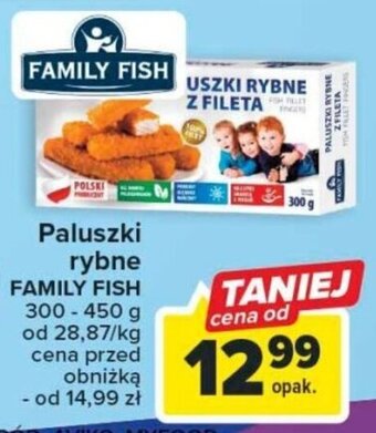 Carrefour Market FAMILY FISH Paluszki rybne 300-450g oferta