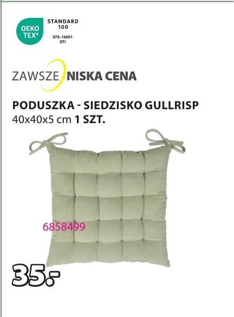 JYSK PODUSZKA - SIEDZISKO GULLRISP 40x40x5 cm oferta