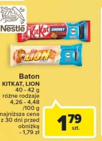 Carrefour Market Nestle Baton KITKAT LION 40-42g oferta