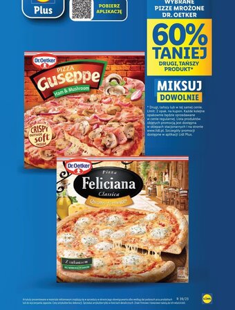 Lidl Dr.Oetker WYBRANE PIZZE MROŻONE oferta