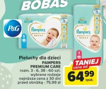Carrefour Market P&G Pieluchy dla dzieci PAMPERS PREMIUM CARE oferta