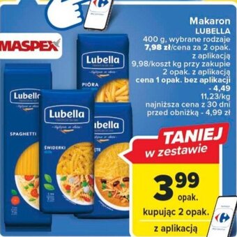 Carrefour Market MASPEX Makaron LUBELLA 400g oferta