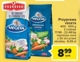 Carrefour Market PODRAVKA Przyprawa VEGETA 400-500g oferta