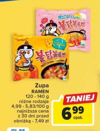 Carrefour Market Zupa RAMEN 120-140g oferta